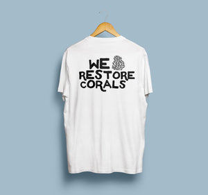 "We Restore Corals" tee