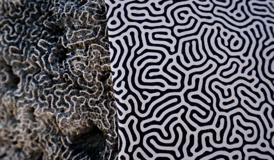 texturas coral tee pattern detail humans4reefs