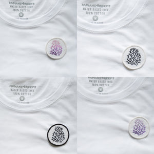 Playera bordada "Corales"